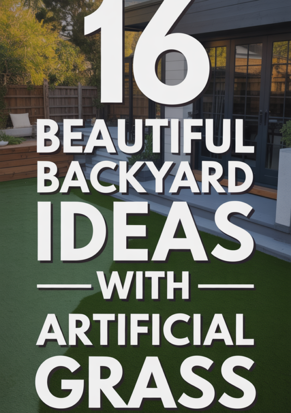 16 Stunning Artificial Turf Backyard Designs for an Amazing Outdoor Transformation